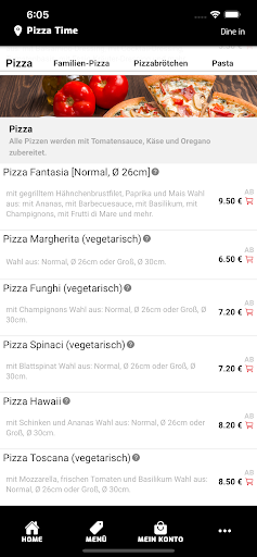 Pizza Time Foodservice Screen 3