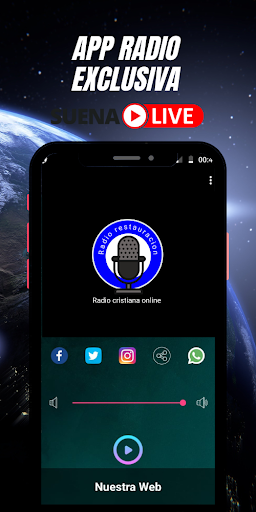 Android application Radio Restauración screenshort