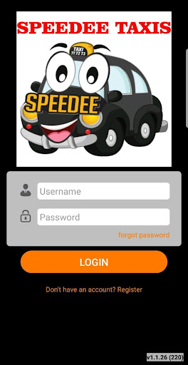Android application Speedee Taxis screenshort