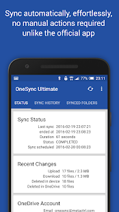 OneSync: Autosync for OneDrive Captura de pantalla