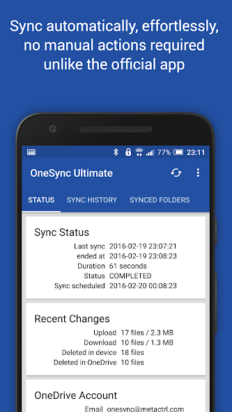 OneSync: Autosync for OneDrive banner