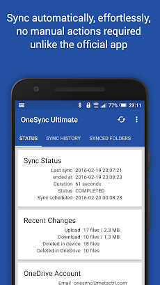 OneSync: Autosync for OneDriveのおすすめ画像2