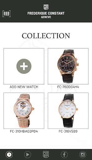 Android application Frederique Constant Warranty screenshort
