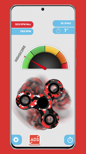 Android application Fidget Spinner Extreme screenshort