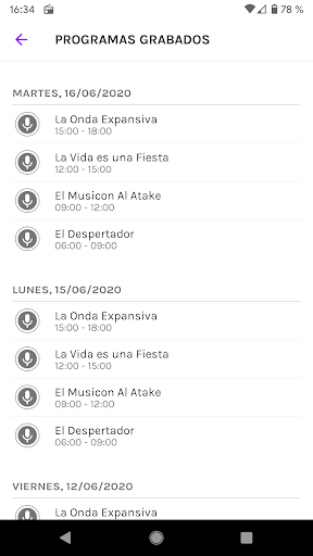 Exclusiva FM Screen 3