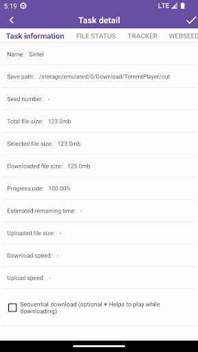 TorrentPlayer－play&download BT Screen 3