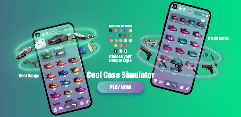 Cool Case - case simulator. Cs go and real things