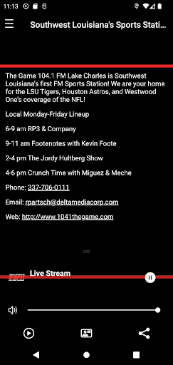 ESPN 104.1 Lake Charles Screen 3