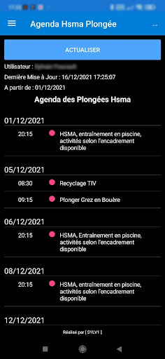 Hsma Plongée Screen 2