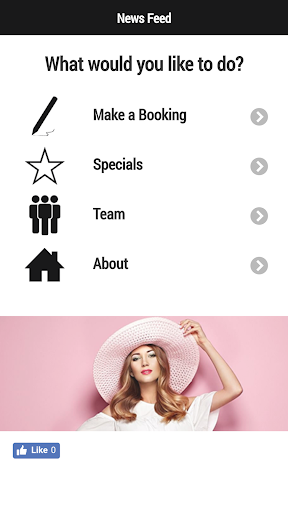 Android application Fantastic Salon & Spa screenshort