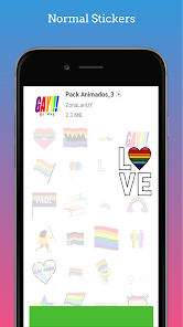 Captura de Pantalla 3 Stickers LGBT android