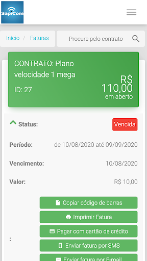 SapiCom Screen 2