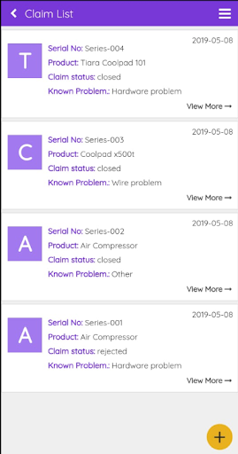 Connected Warranty Screen 3