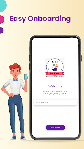 Android application IRAA Pre school screenshort