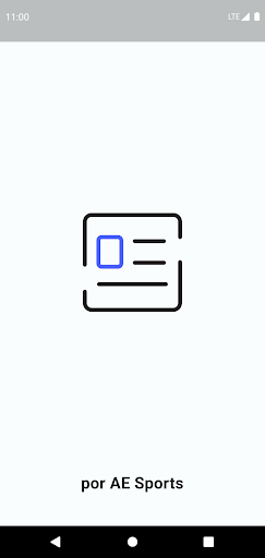 Android application AE Sports Notícias screenshort