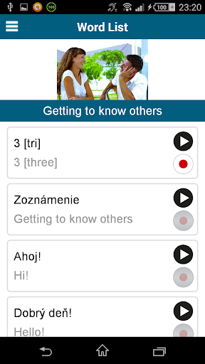 Screenshot of Learn Slovak - 50 languages