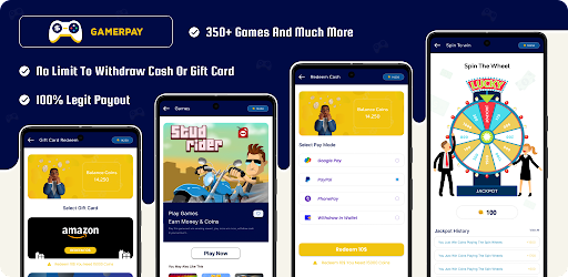 Android application GamerPay - Win real cash games screenshort