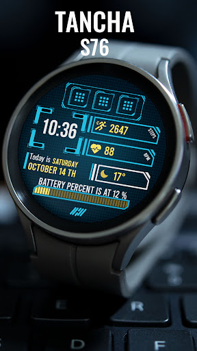 Tancha S76 Cyber Watch Face Screen 2