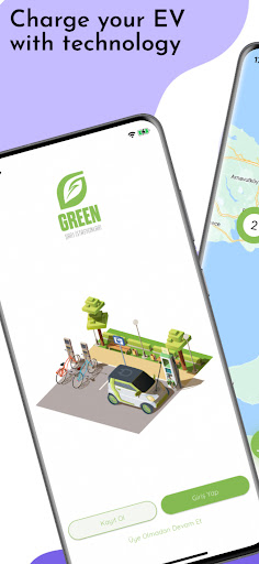 Android application Green Şarj İstasyonları screenshort