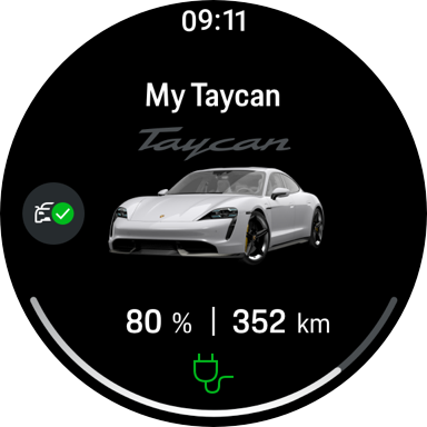Android application My Porsche Wear OS screenshort
