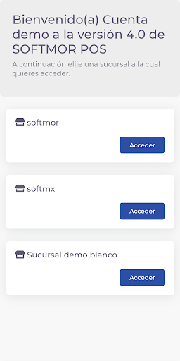 SoftmorPOS Beta Screen 2