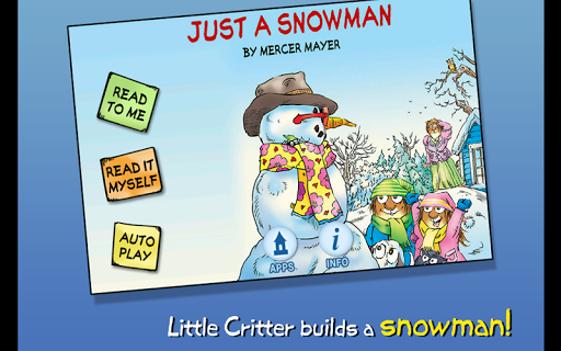 Android application Just a Snowman - LC screenshort