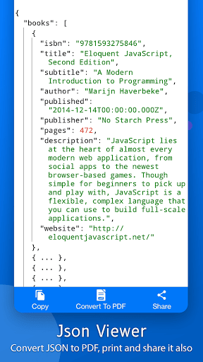 JSON Viewer: JSON Reader Screen 3