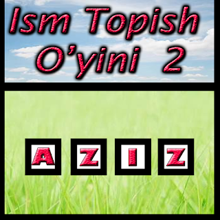 Ism Topish 2 Find Name 2 apk