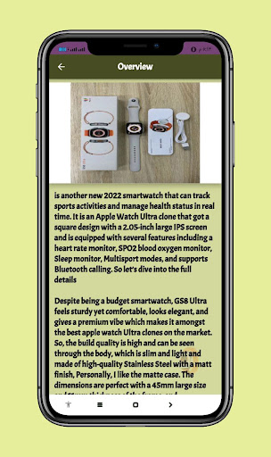smart watch GS8 ultra Guide Screen 2
