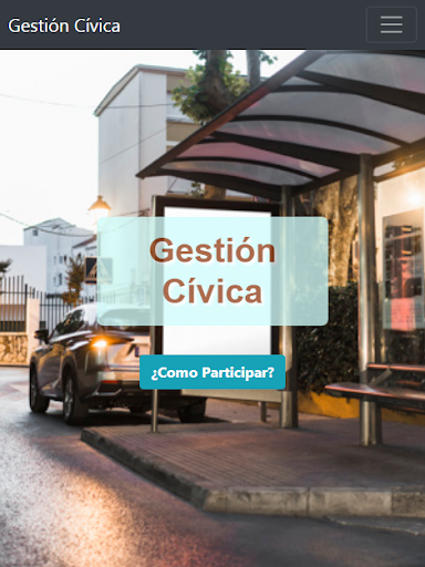 Android application Gestión Cívica APP screenshort