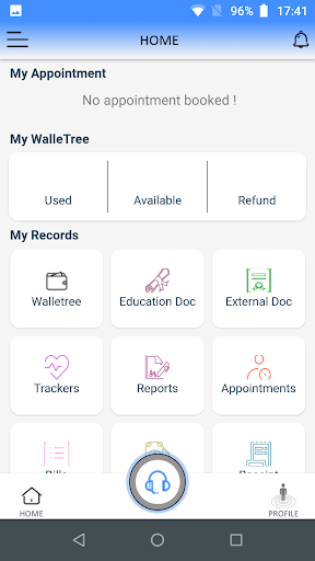 Android application JJIMS e-Clinic Patient App screenshort