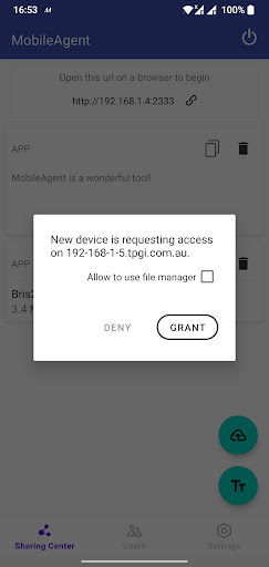 MobileAgent - Sharing for Me Screen 3
