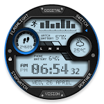 Cover Image of 下载 Digital Vision Watch Face  APK