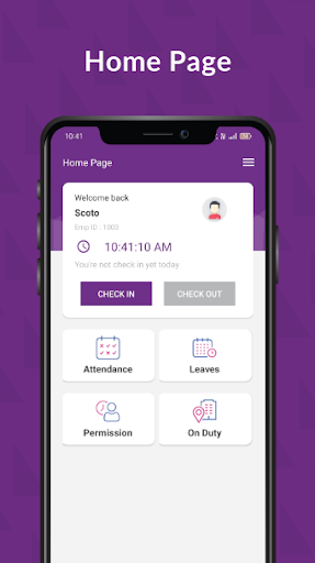 Android application Scoto Systec screenshort