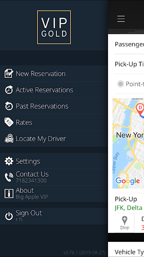 Android application VIP Gold Booking App screenshort