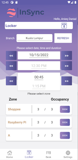 InSync Mobile Screen 2