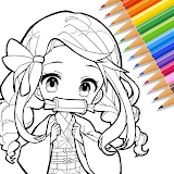 Cute Drawing : Anime Color Fan icon