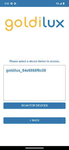 GLDLXconnect Screen 2