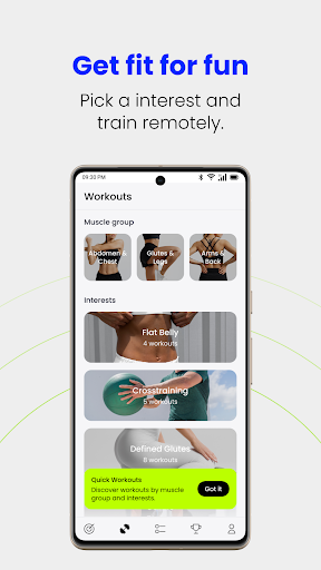 Android application dotmoovs: AI Fitness & Diet screenshort