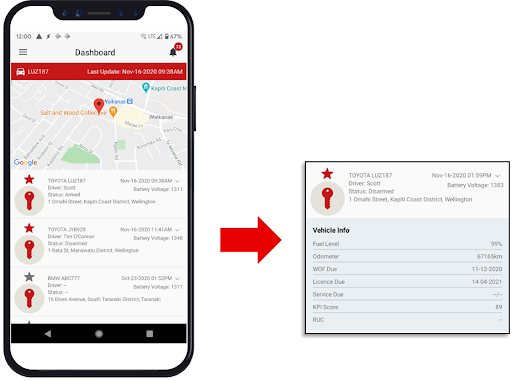 Android application MindR Connect screenshort