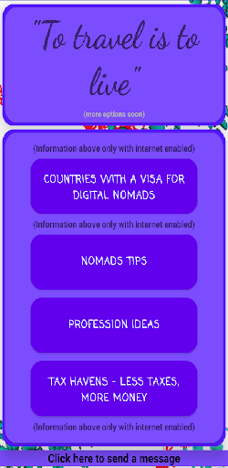 Android application Digital Nomad Definitive guide screenshort