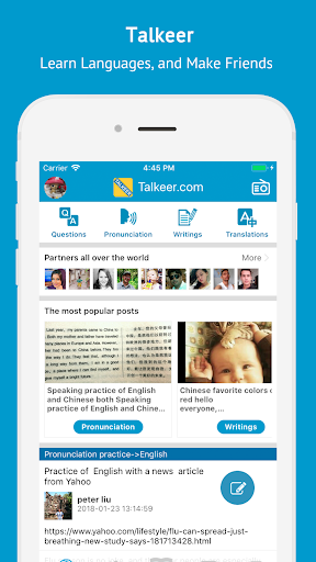 Android application Talkeer - Learn Languages and screenshort