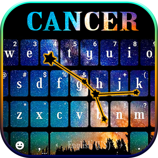 Cancer Galaxy Keyboard Backgro logo