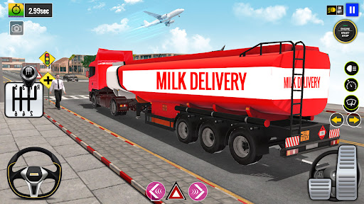 Download Milk Transport Truck Games 3D  screenshots 1