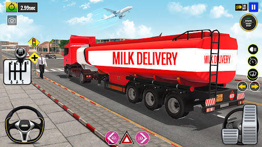 Milk Transport Truck Games 3D  screenshots 1