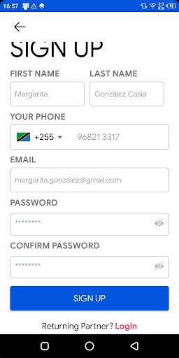 Safari Driver Screen 2