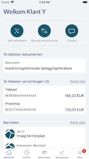 Android application Bank de Kremer screenshort