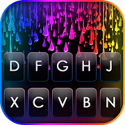 Colorful Drips Keyboard Background