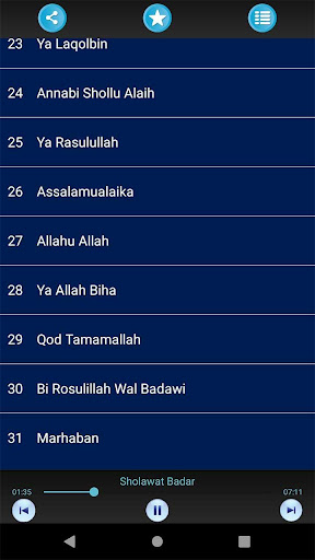 Sholawat Nabi MP3 Offline Leng Screen 2
