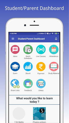Android application EZI LEARNING CENTER screenshort